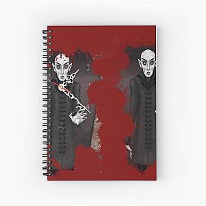 Halloween Nosferatu Leggings Spiral Notebook