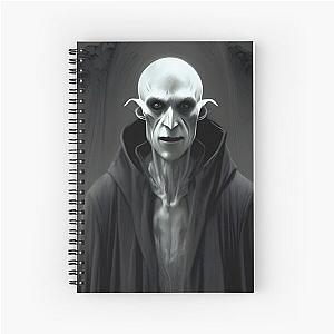 Nosferatu the Vampire Potrait Spiral Notebook