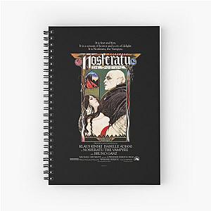 Nosferatu the Vampyre 1979 HorrorThriller Movie Poster Design Spiral Notebook