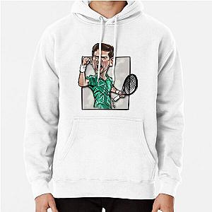 Caricature Resembling Novak Djokovic Pullover Hoodie
