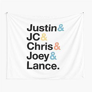 NSYNC Names & Ampersand Style Tapestry