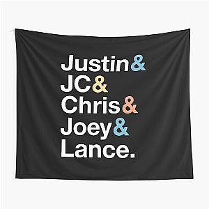 NSYNC Names & Ampersand Style Tapestry