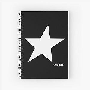 Nsync Merch Logo Star Spiral Notebook