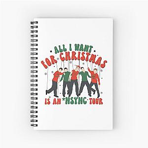 All I want for Christmas is an Nsync Tour Spiral Notebook