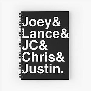 NSYNC Names Spiral Notebook