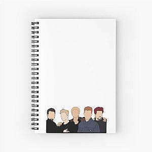 90s00s music nsync boyband fanart Spiral Notebook