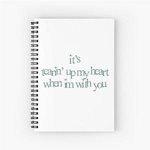 Tearin' Up My Heart - Nsync Lyrics Spiral Notebook