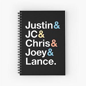 NSYNC Names & Ampersand Style Spiral Notebook