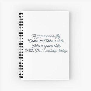 Space Cowboy - Nsync Lyrics Spiral Notebook