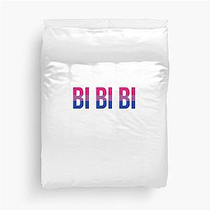 BI BI BI - bisexual pridensync inspired Duvet Cover