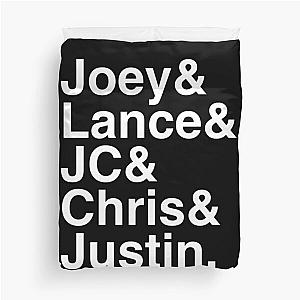 NSYNC Names Duvet Cover