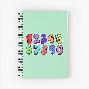 Colorful Numberblocks for Kids Spiral Notebook