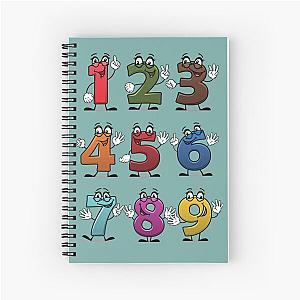 Funny Kids Numberblocks Spiral Notebook