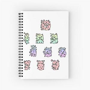 Numberblocks Rainbow Spiral Notebook