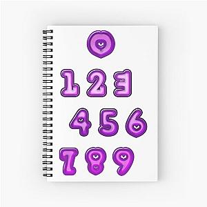 Numberblocks Purple Spiral Notebook