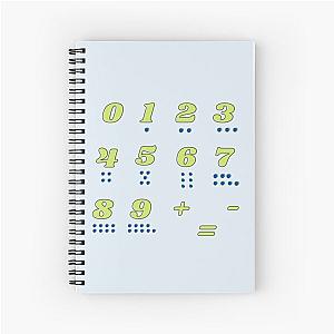 Green Digits Numberblocks Spiral Notebook