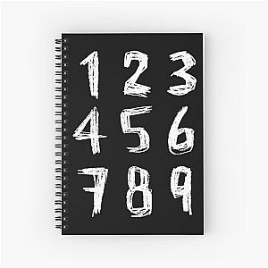 Digits Numbers Numberblocks Spiral Notebook