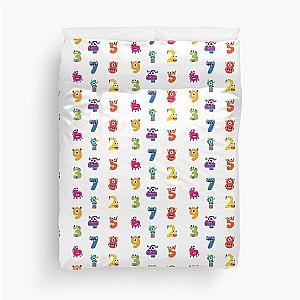 Numberblocks monsters Duvet Cover