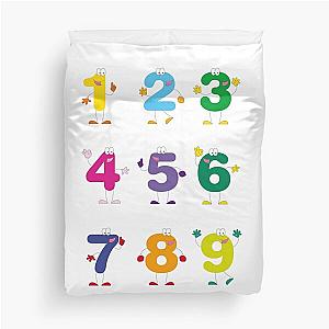 Numberblocks - Funny Numbers for kids Duvet Cover