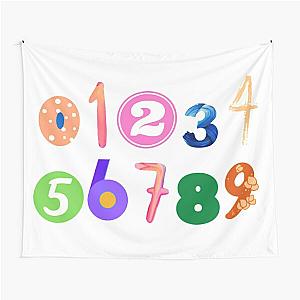 Numberblocks party Tapestry