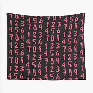 Pink Digits Numbers Numberblocks Tapestry