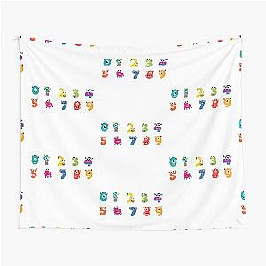 Numberblocks monsters Tapestry