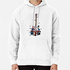 union jack  epiphone oasis electric guitar Pullover Hoodie RB1412