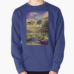 Abstraction camels in oasis Pullover Sweatshirt RB1412