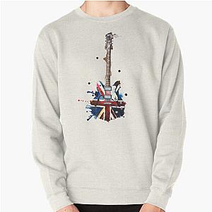 union jack  epiphone oasis electric guitar Pullover Sweatshirt RB1412