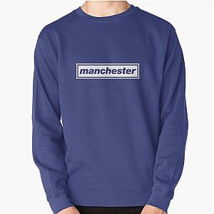 Manchester  Oasis inspired white design Pullover Sweatshirt RB1412