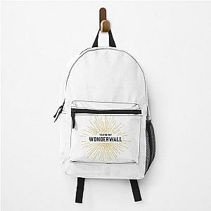 You re My Wonderwall  Oasis Lyrics  Typography Backpack RB1412