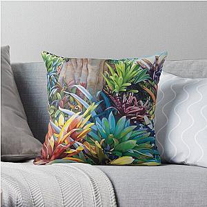 Bromeliad Oasis Diptych Throw Pillow RB1412