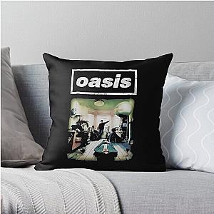 classic rock 90 s   OAsis   Throw Pillow RB1412