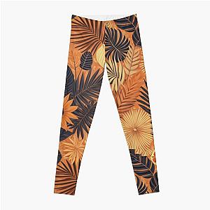 Tropical Oasis pattern Leggings RB1412