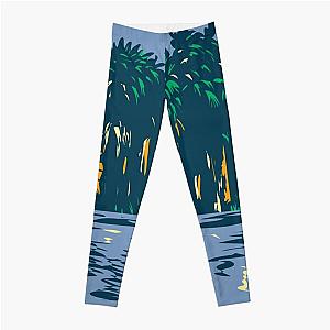 Thousand Palms Oasis Preserve California Vintage Leggings RB1412