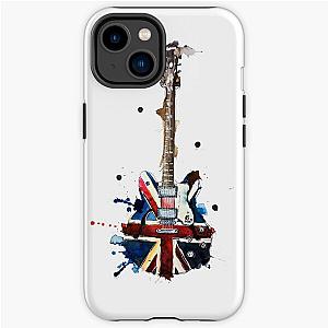 union jack  epiphone oasis electric guitar iPhone Tough Case RB1412