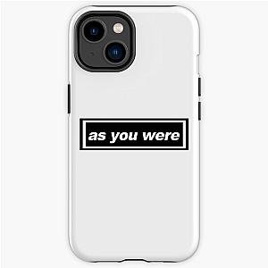 oasis logo as you were  iPhone Tough Case RB1412