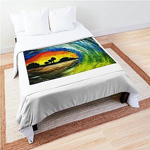 Ocean Painting By Sea Oceano Artist. Comforter