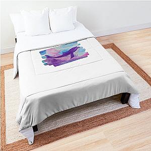 Whale Painting By Sea Oceano Artist. Comforter