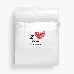 I love Oceano California Duvet Cover