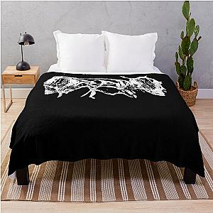 Oceano black Throw Blanket