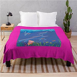 Los oceanos y sus habitantes Throw Blanket