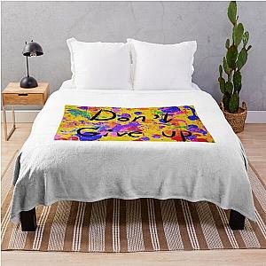 Don't Give Up Painting By Sea Oceano Artist Throw Blanket