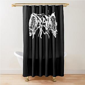 Oceano black Shower Curtain