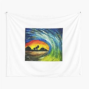 Ocean Painting By Sea Oceano Artist. Tapestry