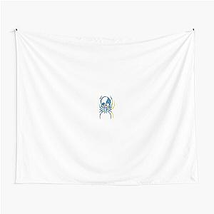 CANARY ISLAND SPIDER SKULL FLAG OCEANO  Tapestry