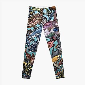 salviamo il pianeta oceano  Leggings