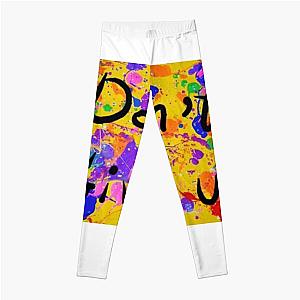 Don't Give Up Painting By Sea Oceano Artist Leggings