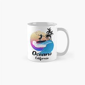 Oceano California Seaside Retro Sunset Classic Mug