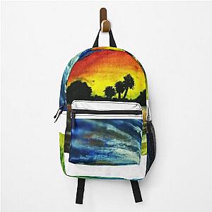 Ocean Painting By Sea Oceano Artist. Backpack